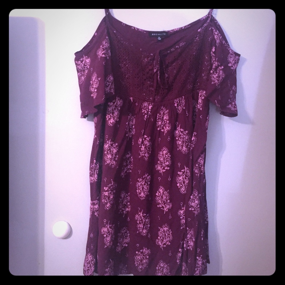 Off shoulder summer dress NWOT